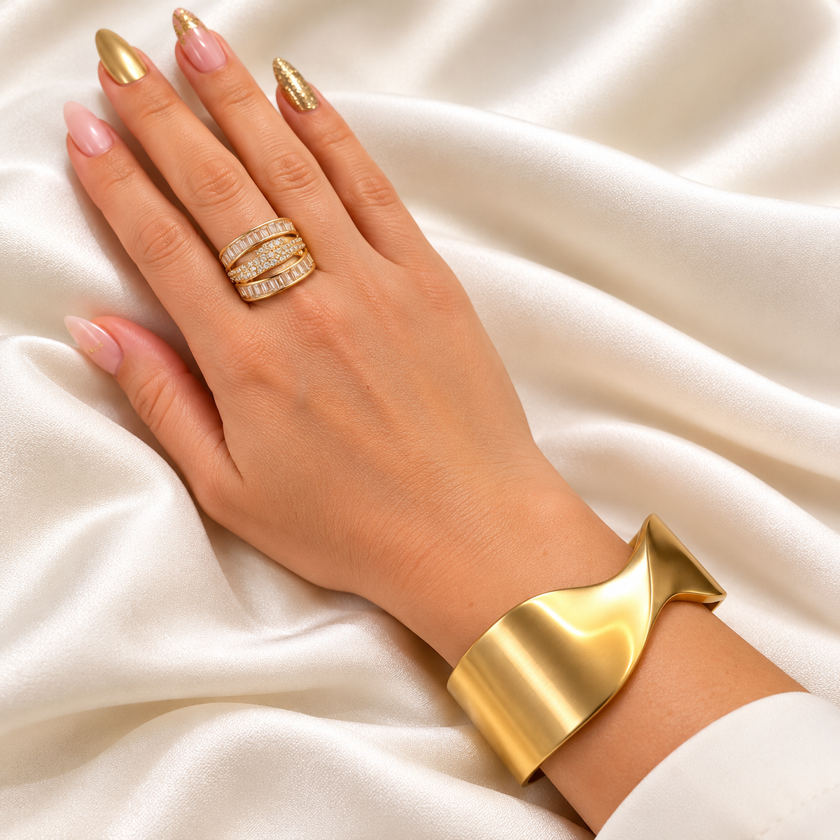 Anillo Crystal Oro