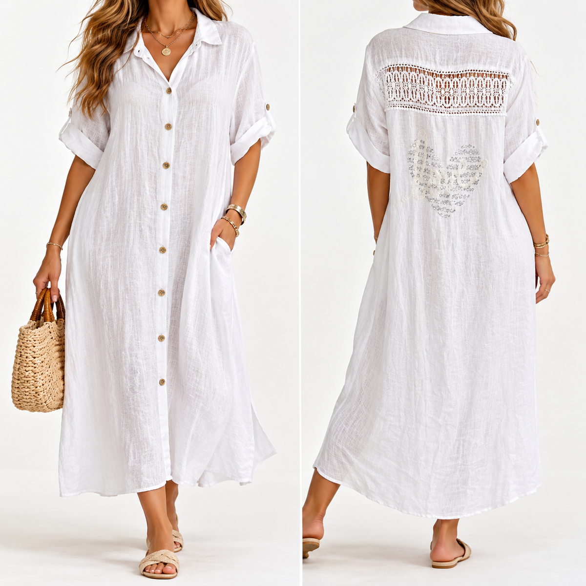 Vestido Firenze Blanco