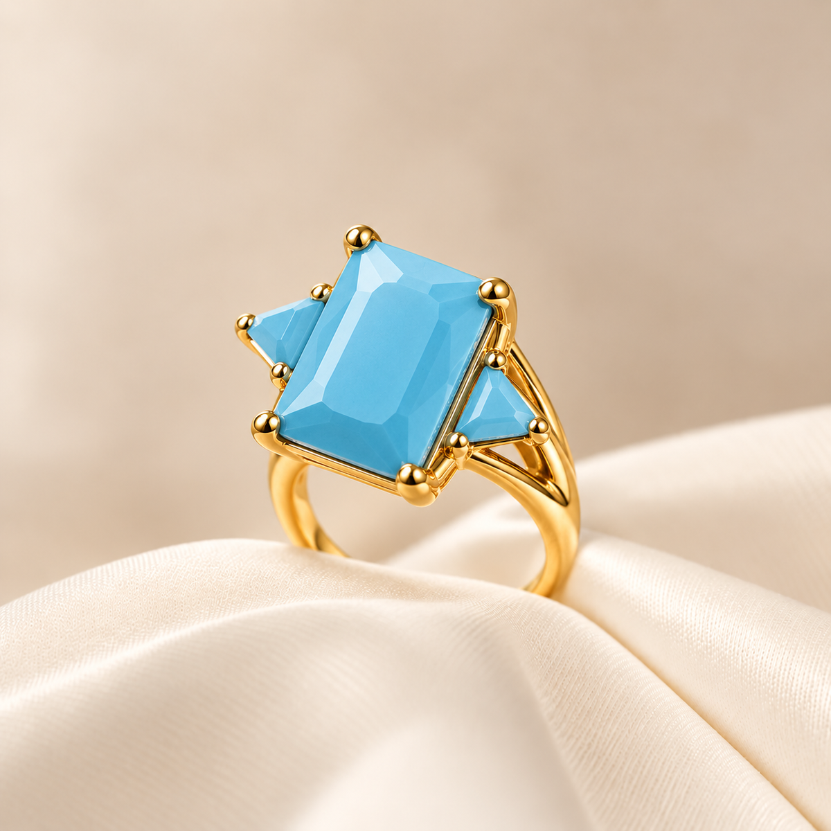 Anillo Gema Imperial Turquesa