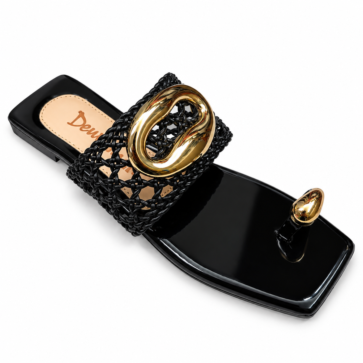 Sandalia Black Gold