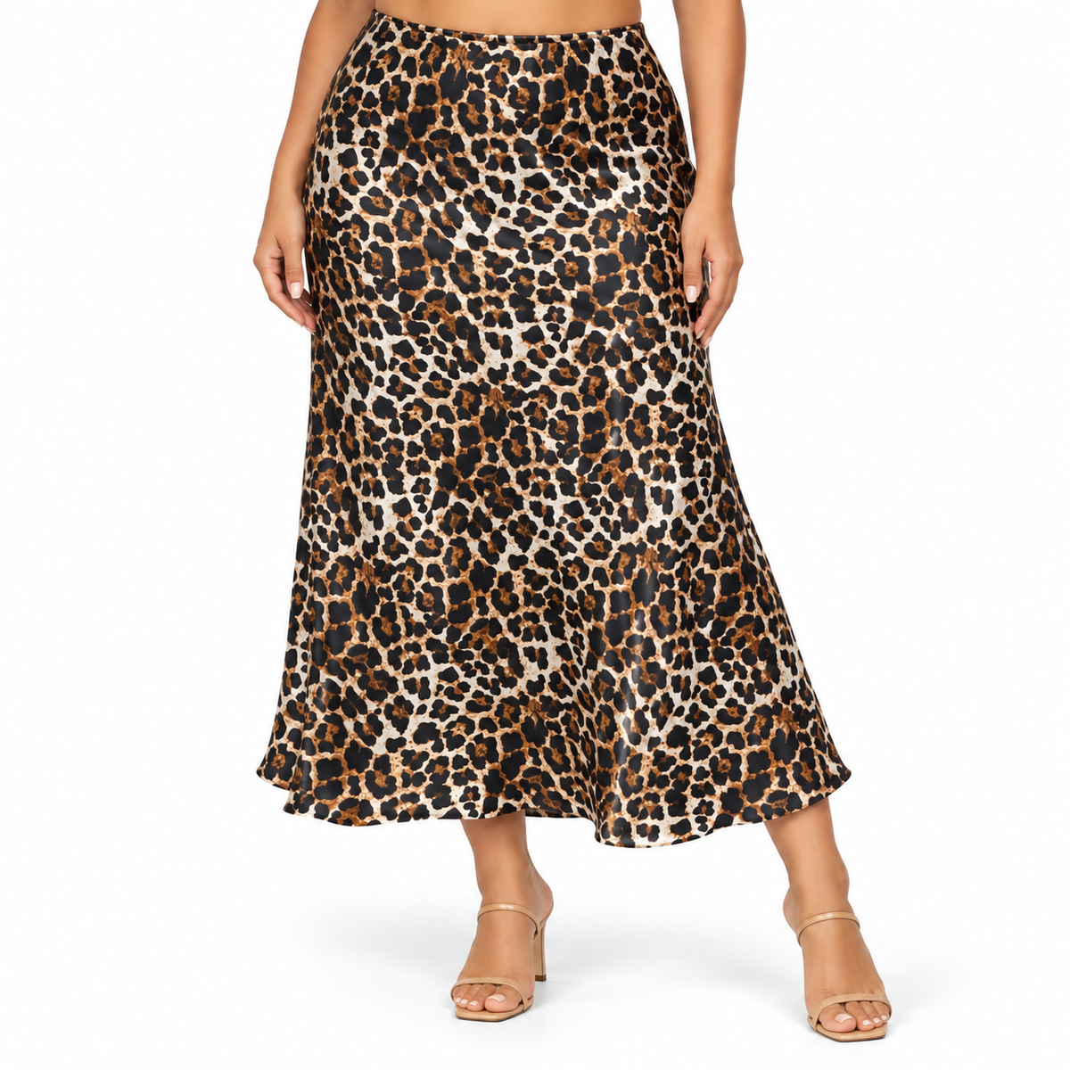 Falda Midi Animal Print