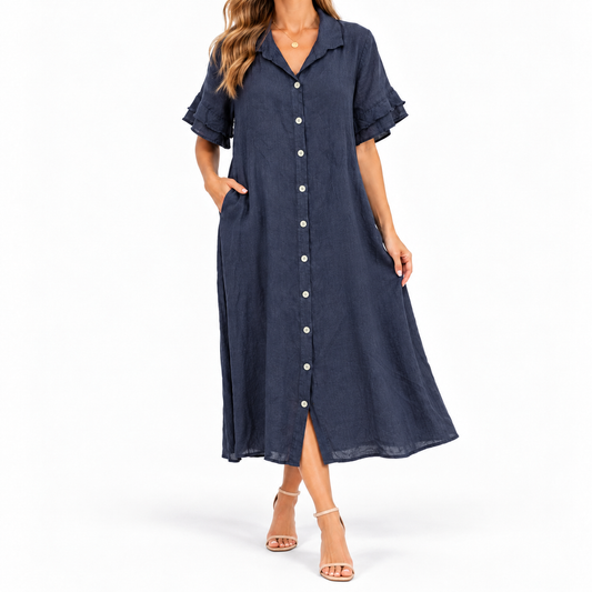 Vestido Roma Navy