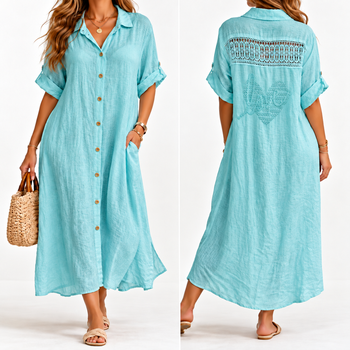 Vestido Capri Aqua