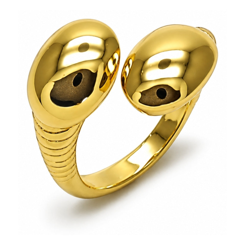 Oro Laminado Elegant Ring, Gold Filled Style Polished, Golden Finish