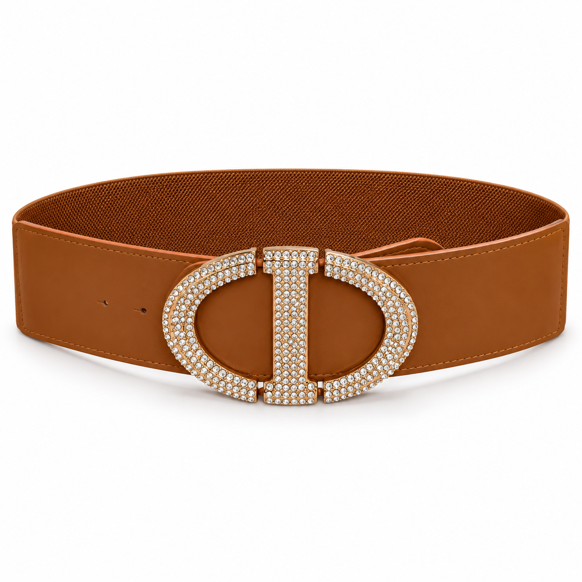 Cinturón Cognac Glam