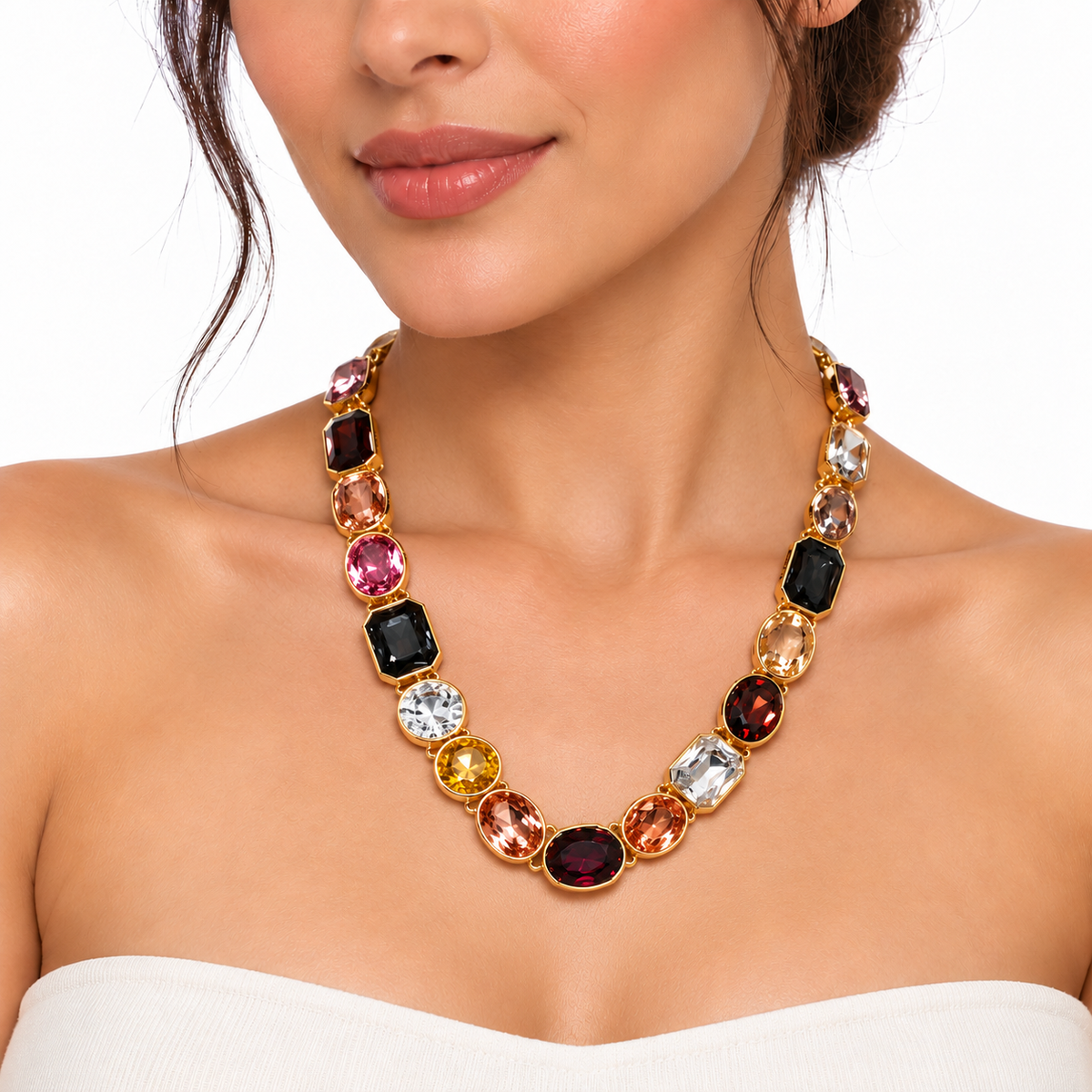 Collar Destellos Multicolor