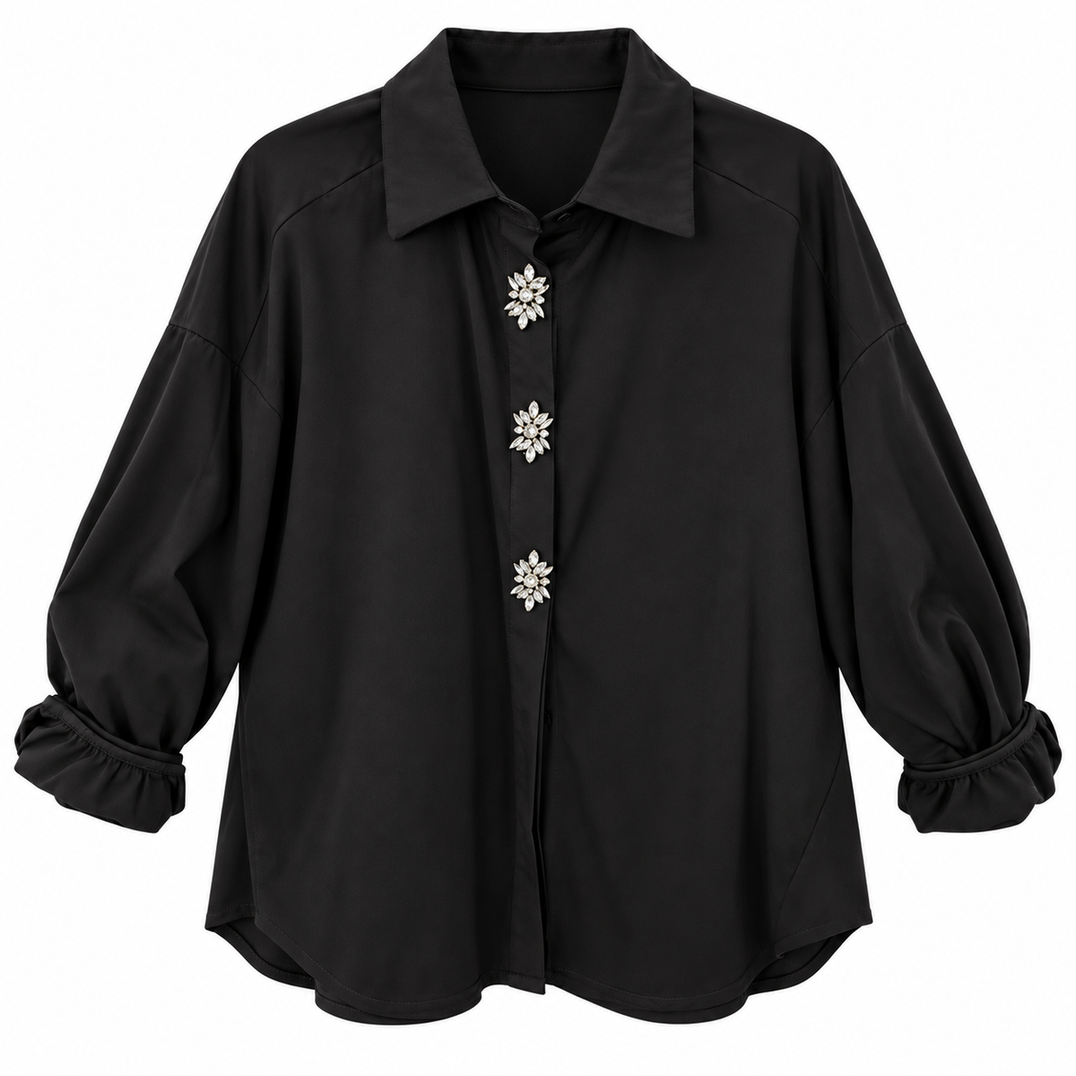 Camisa Italiana Joyas Florales