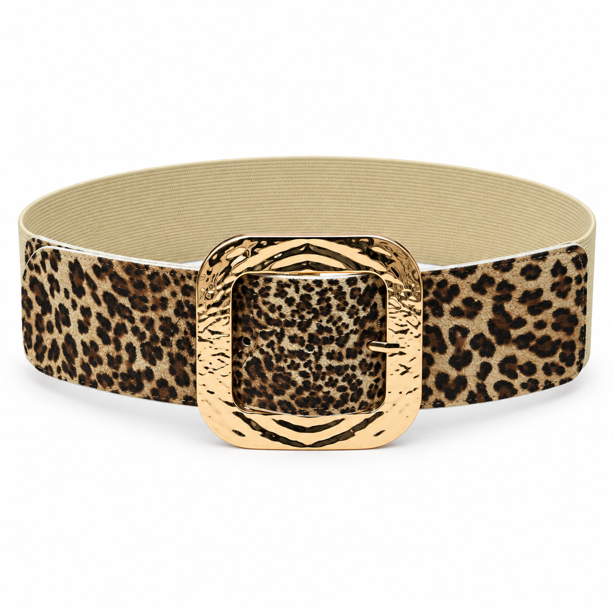 Cinturón Animal Print Dorado