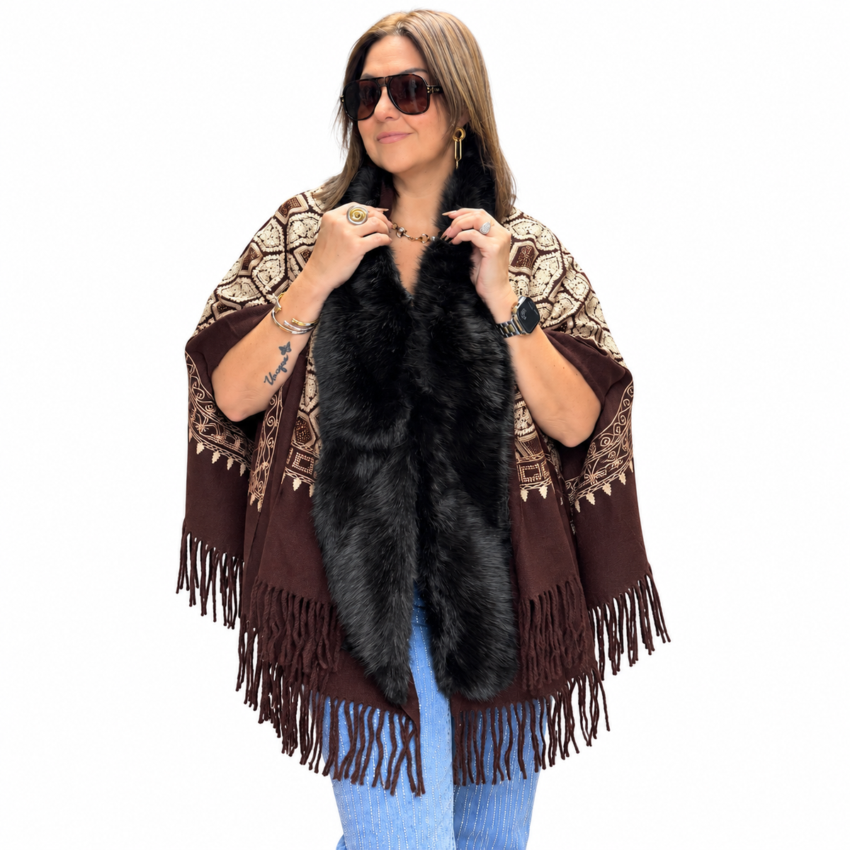 Poncho Diva Elegance
