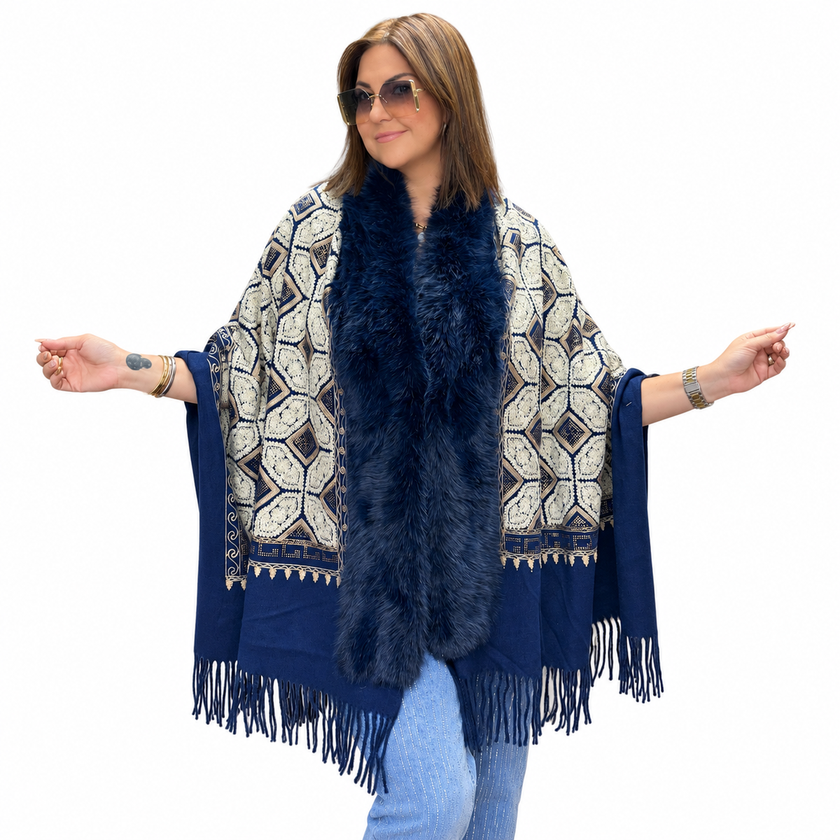 Poncho Diva Elegance