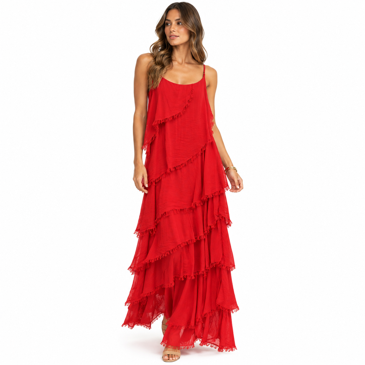 Vestido Maxi en Capas
