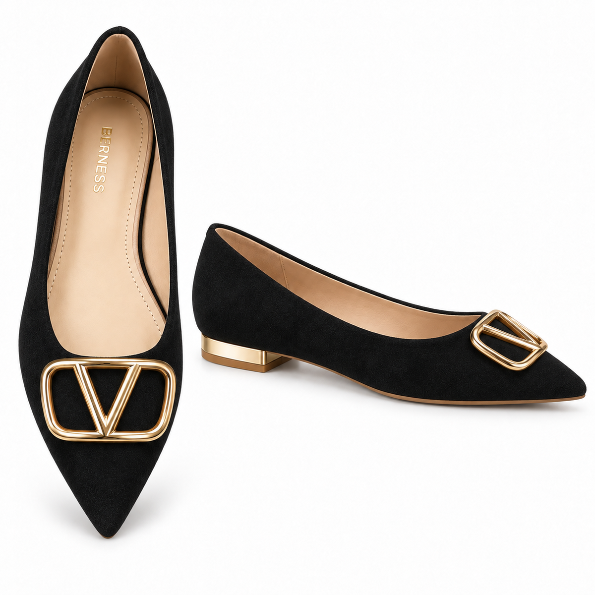 Delina Flat Negro