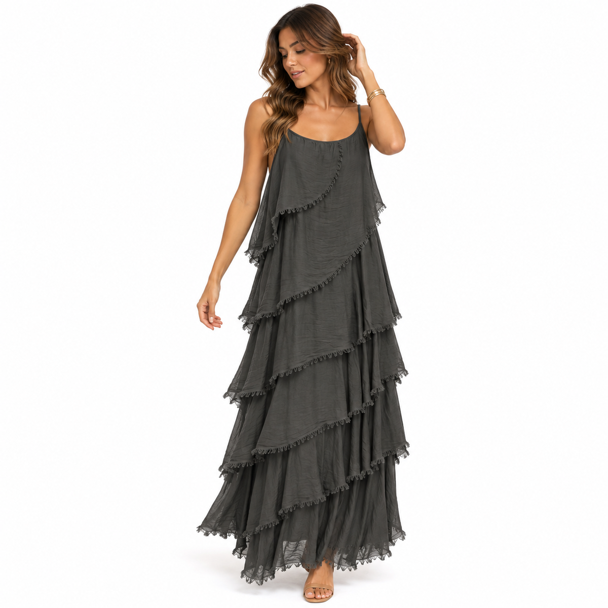 Vestido Maxi en Capas