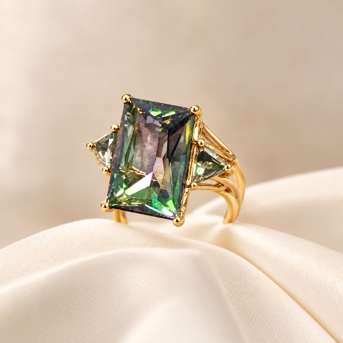 Anillo Gema Imperial Tornasol