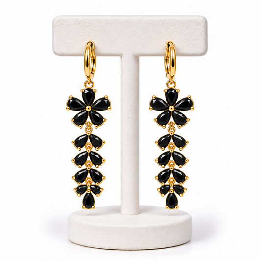 Aretes Flor Noche