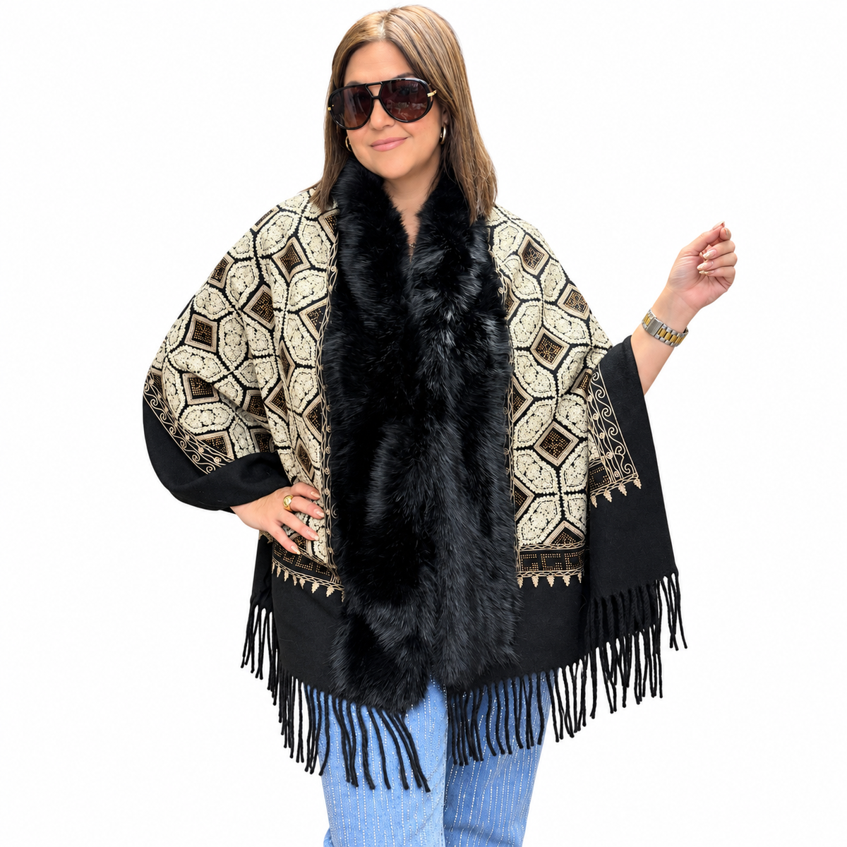 Poncho Diva Elegance