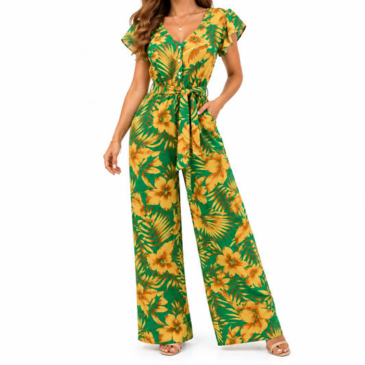 Vestido Tropical Emerald
