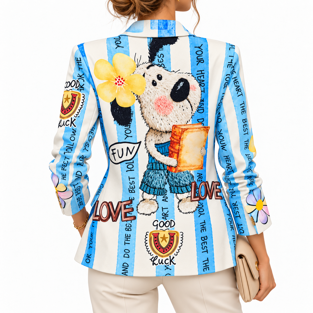 Blazer Italiano Azul Claro