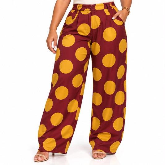 Pantalón Palazzo Polka Dot