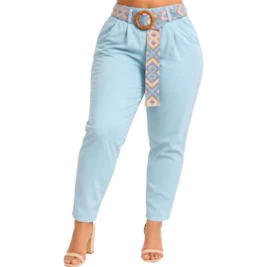 Pantalón Baby Blue con Cinturón