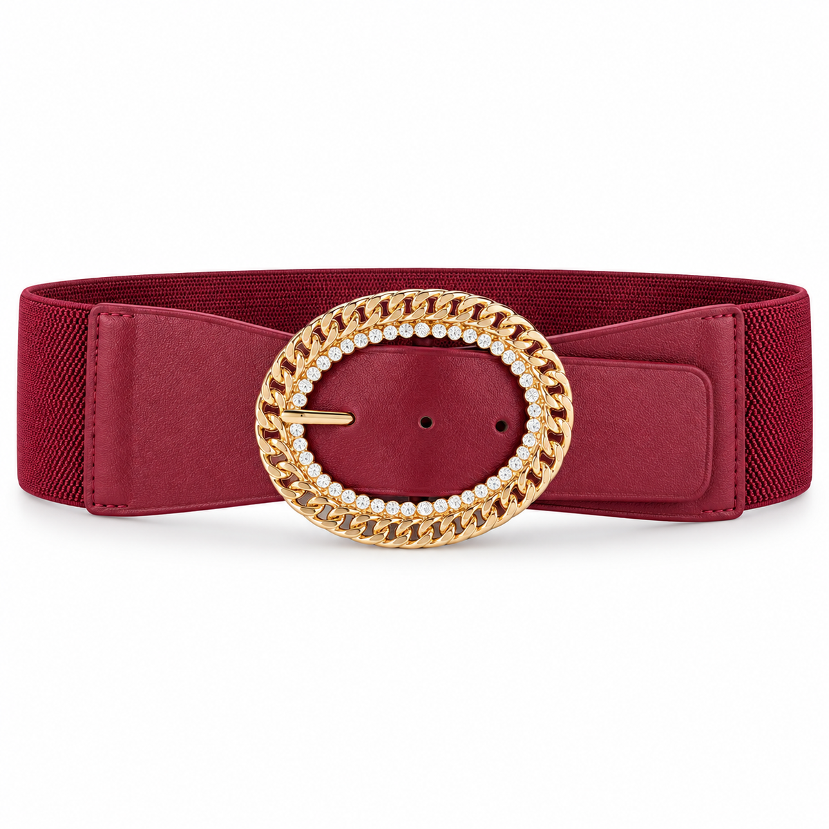 Cinturón Burgundy Glam