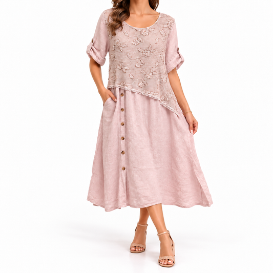 Vestido Lucca Rosa