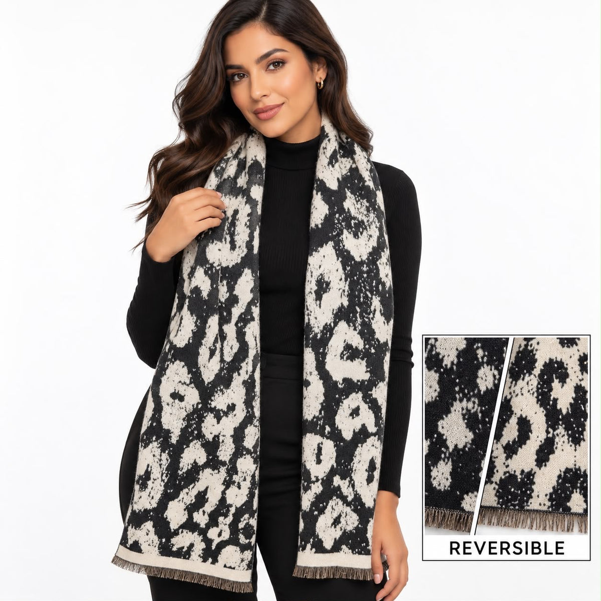 Bufanda Reversible Diva Elegance