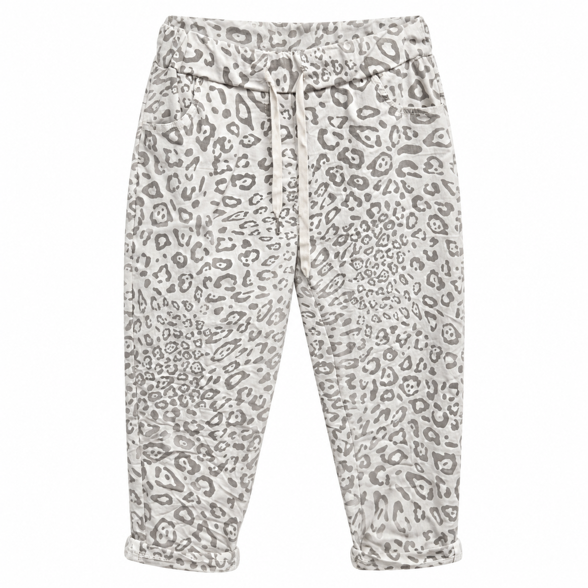 Pantalón Animal Print Gris