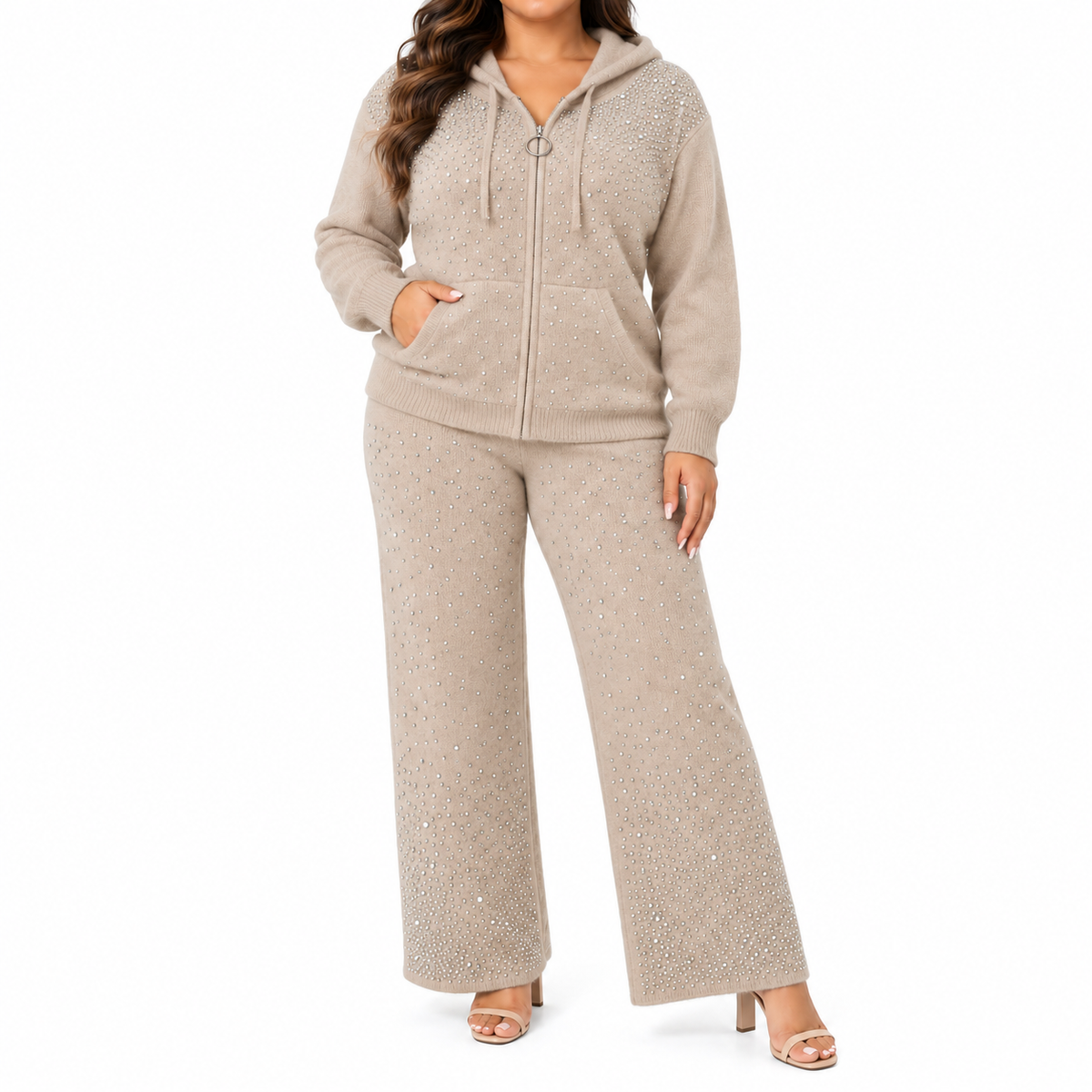 Conjunto Pedrería y Capucha